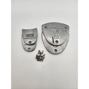 Bloch‎ Techno Tap Shoe Replacement Plates Heel Toe Silver Tone